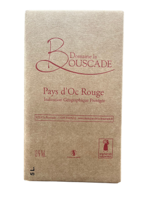 BIB Rouge Domaine de la Bouscade - 5L IGP PAYS D'OC