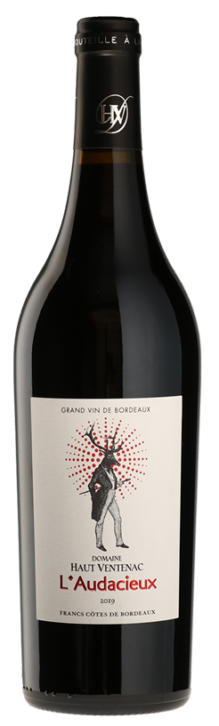 AOC Franc Côtes de Bordeaux - Domaine haut ventenac - L'Audacieux