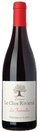 Le clos Rivieral - Les Fontanilles rouge BIO AOC Terrasses du Larzac