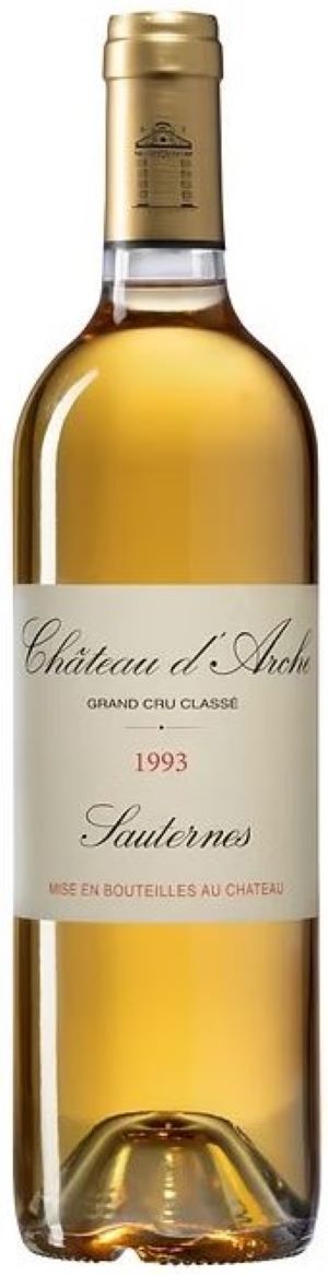 AOC Sauternes - Château d'Arche Grand cru classé - 1993 75cl
