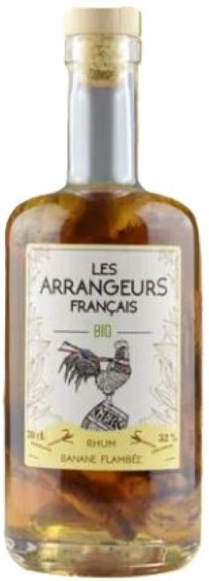 Rhum - Banane flambée Bio Les arrangeurs Français - 70 cl - 32 %