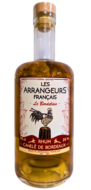 Rhum Canelé de Bordeaux  Les arrangeurs Français - 70 cl - 25 %